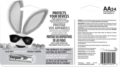 AA Batteries, MAX Double AA Battery Alkaline, 24 Count